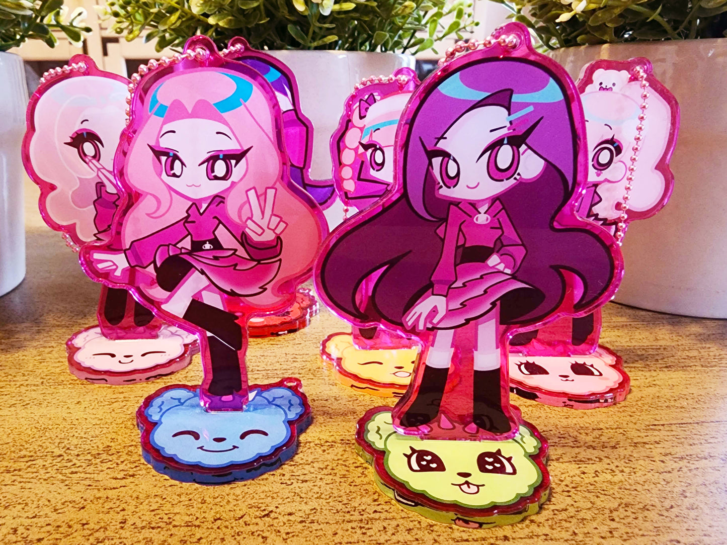 STAYC: Teddy Bear Keychain Acrylic Standee