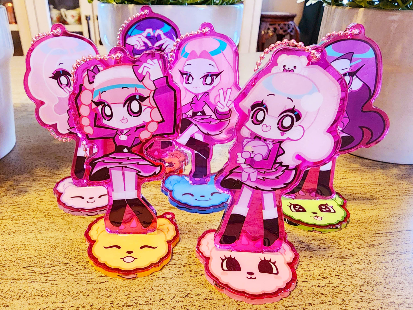 STAYC: Teddy Bear Keychain Acrylic Standee