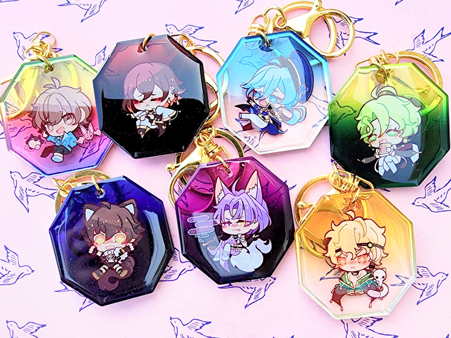 NU: CARNIVAL - Gemstone Keychains
