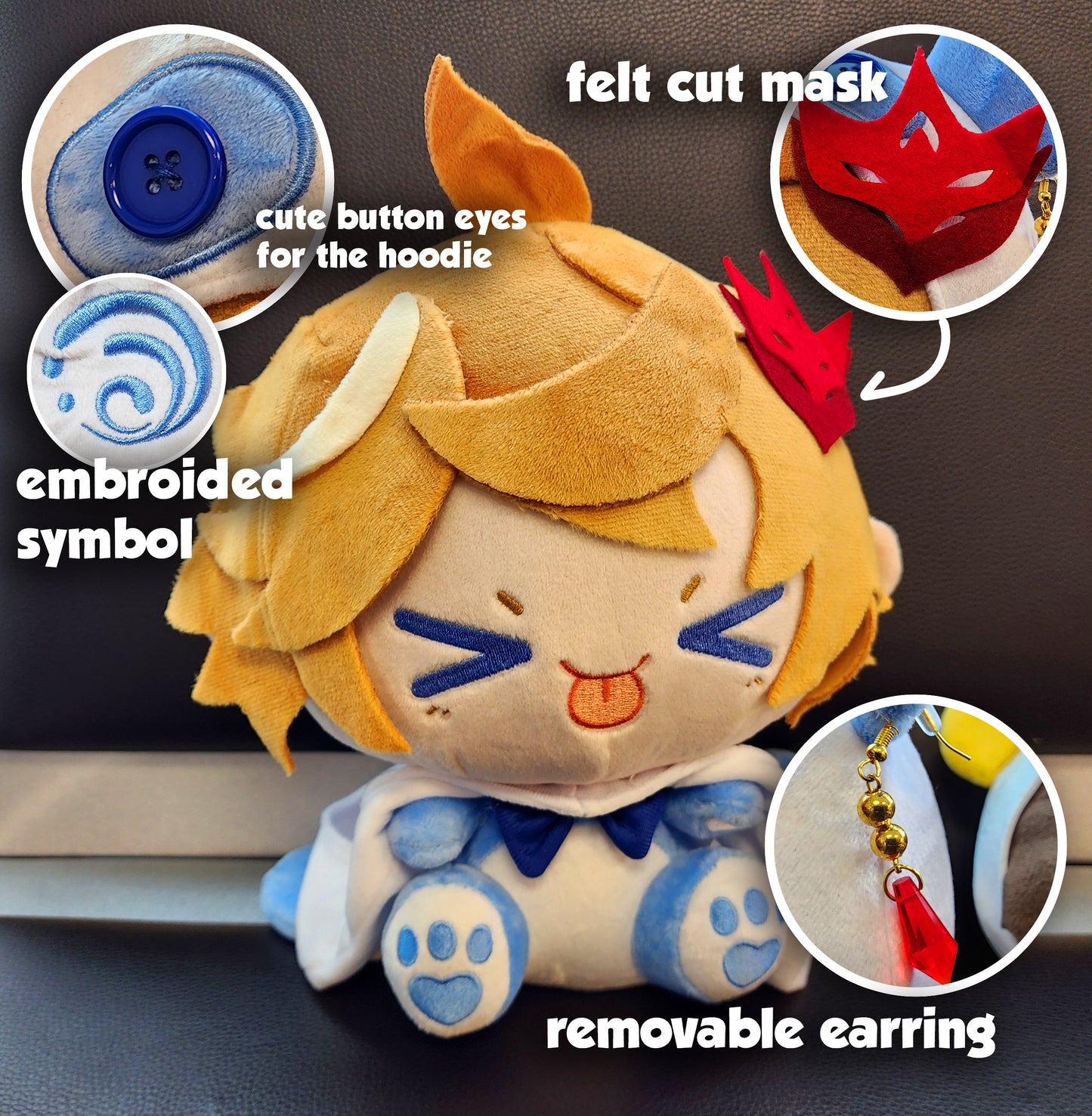 Genshin Impact: Animal-Onesie Plush Toys