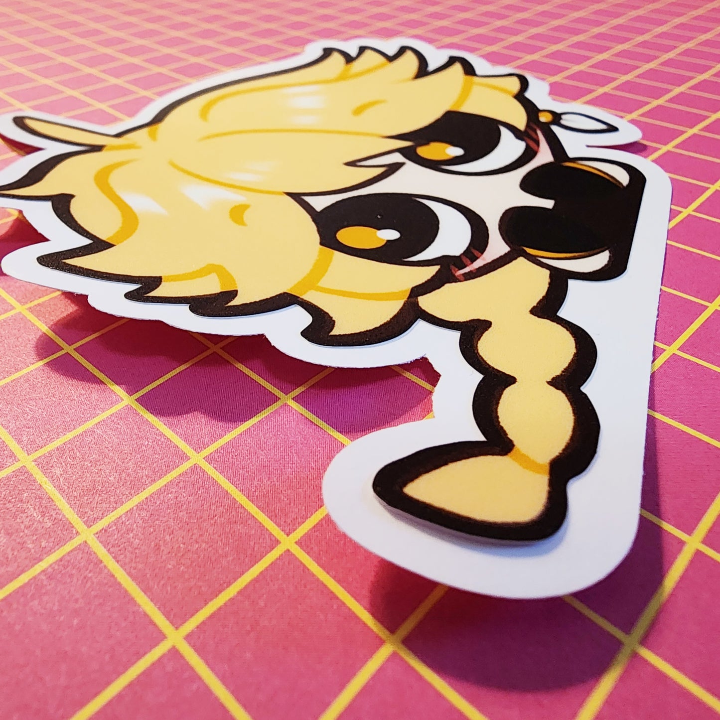 Genshin Impact: Aether Peeker High Quality Sticker Decal