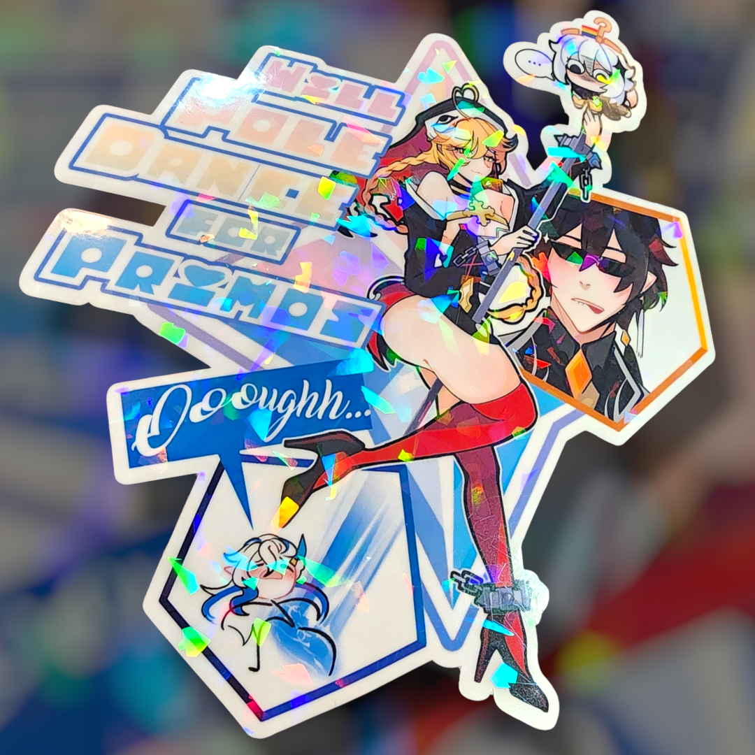 Genshin Impact: Pole Dancer Aether Sticker