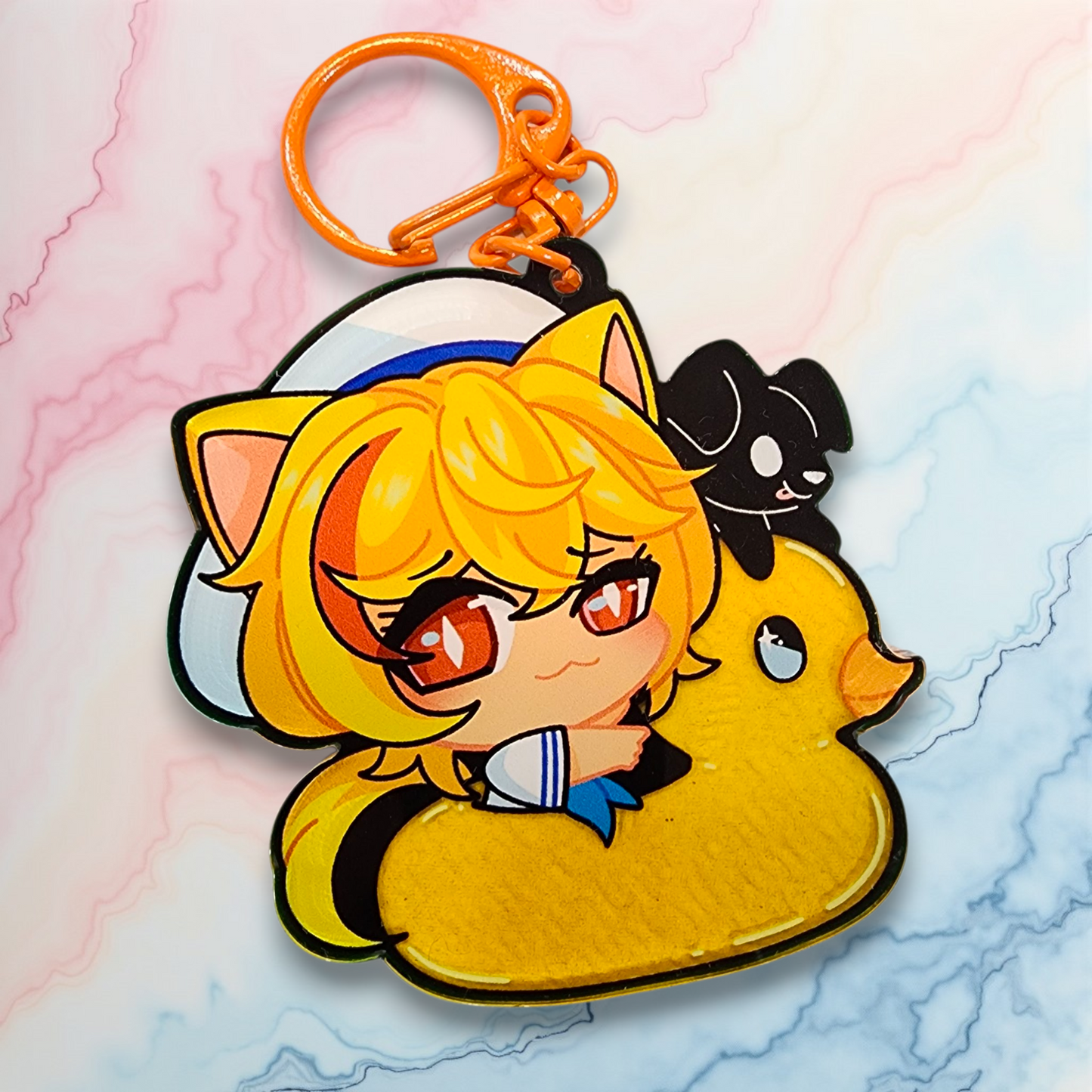 Lucius Merryweather: Summer Floatie Keychain