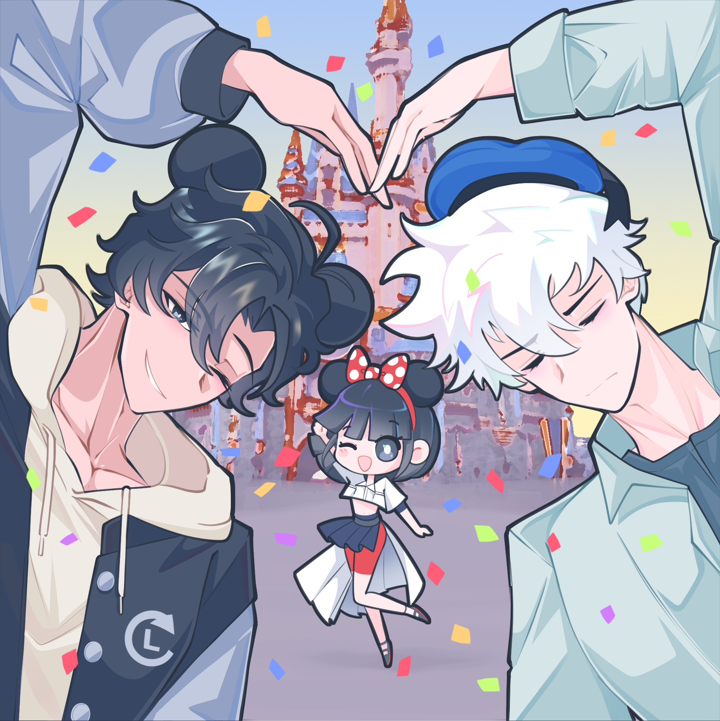 Link Click at Disney Square Print