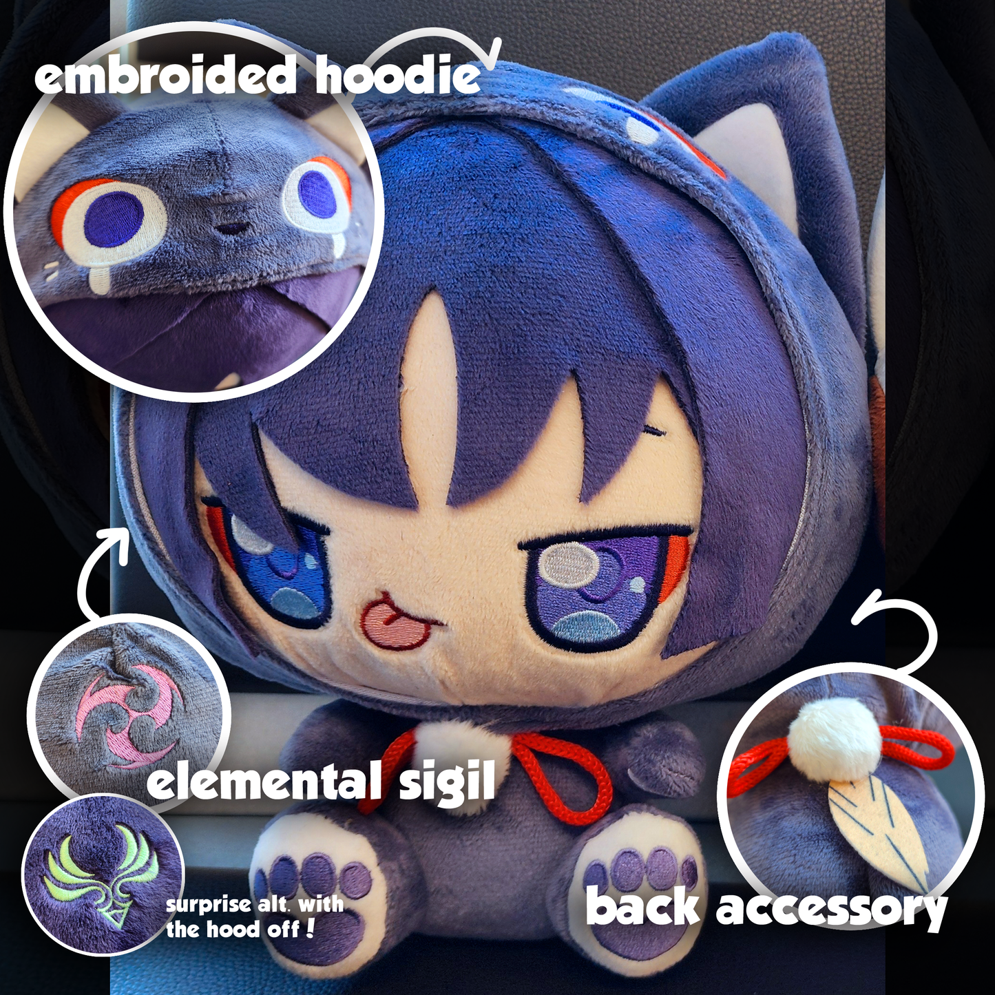 Genshin Impact: Animal-Onesie Plush Toys