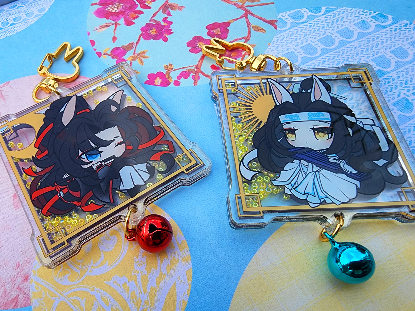 Mo Dao Zu Shi / Grandmaster of Demonic Cultivation: Double-Sided Shaker Keychain