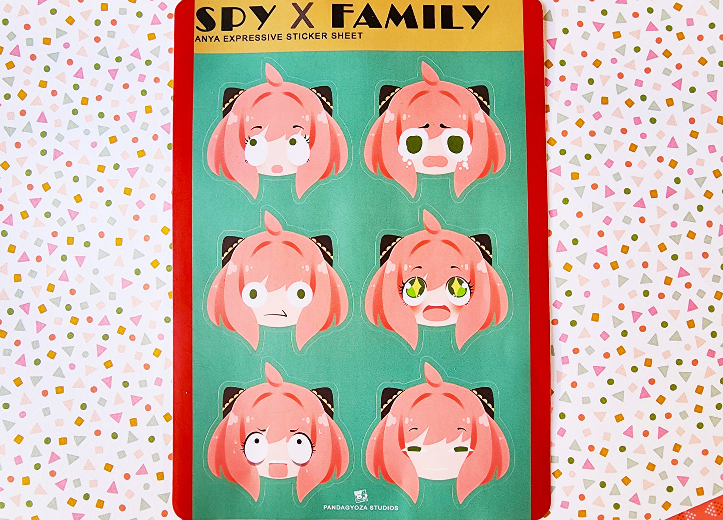 (DISCONTINUING) Spy x Family: Anya Expressions Sticker Sheet