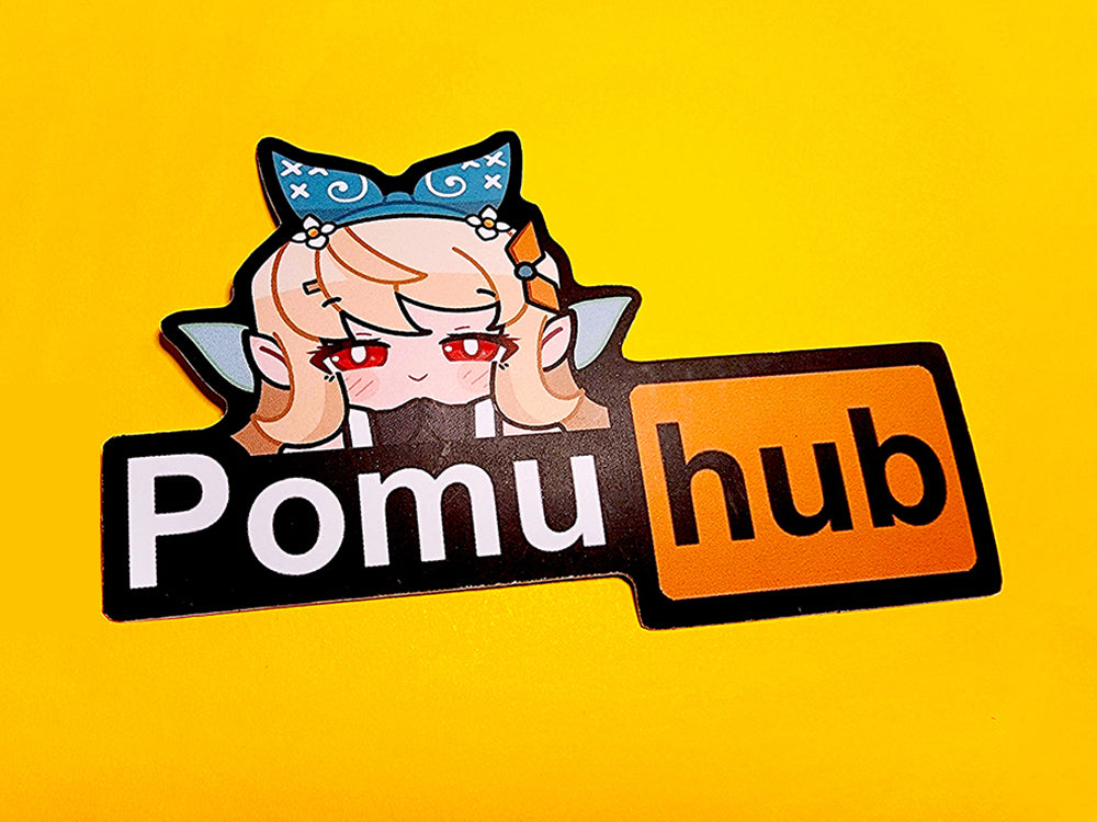 Nijisanji EN: Pomu Rainpuff 'PomuHUB' Sticker