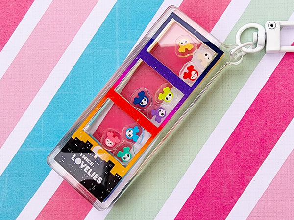 Twice LOVELIES Photo Booth Style Double-Sided Shaker Charm