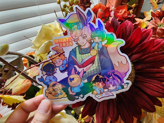 (DISCONTINUING) K9 Eeveelutions: Preschool AU High Quality Sticker Decal (Dreamhack Edition)