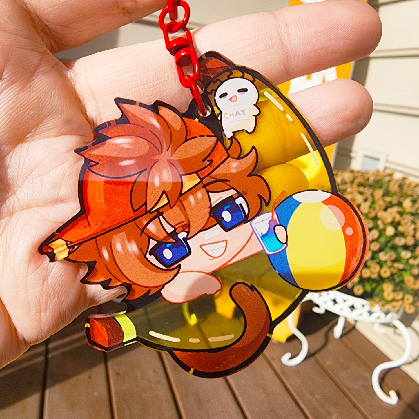 Sun Kenji: Summer Floatie Keychain