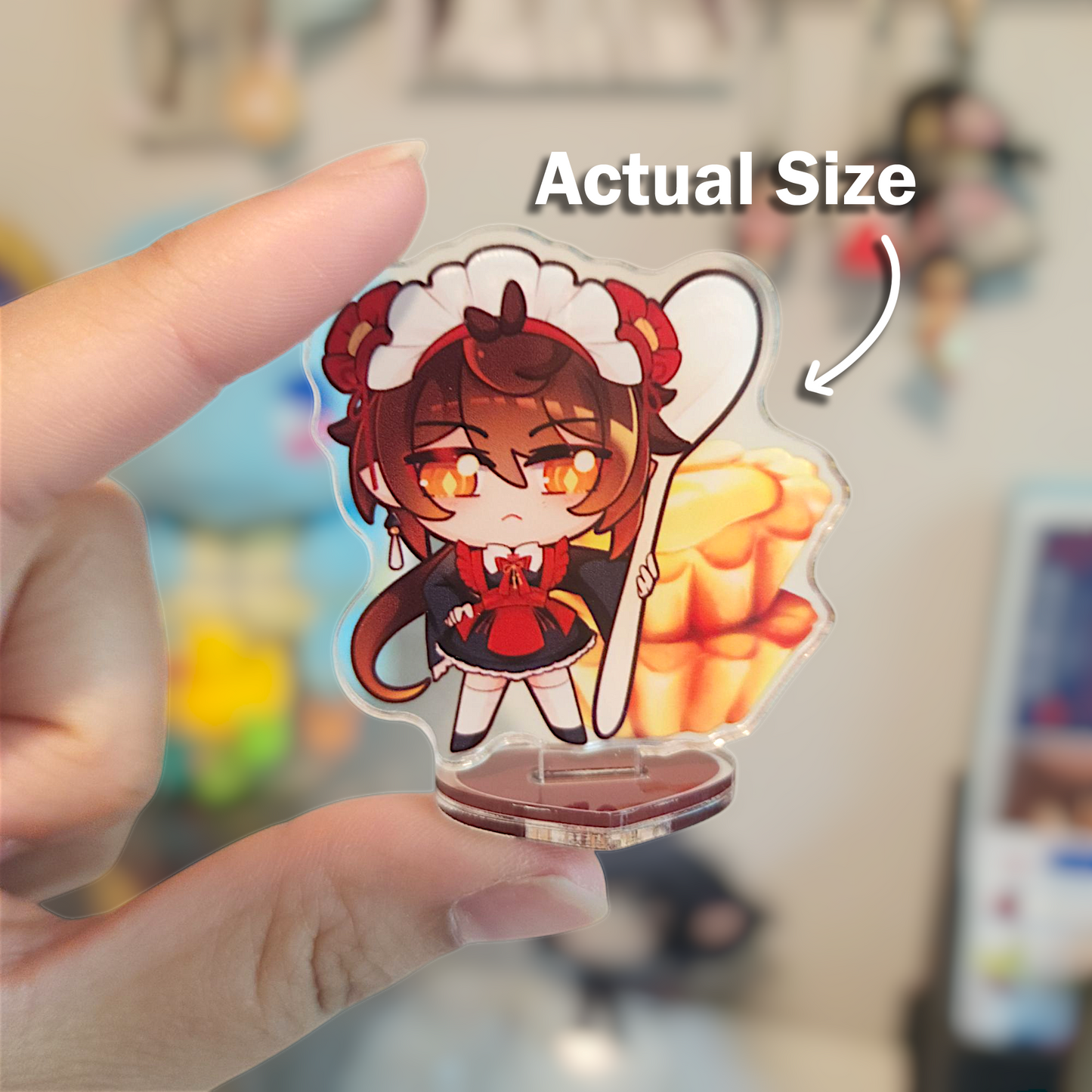 Genshin Impact: Maid Zhongli Acrylic Mini Standee