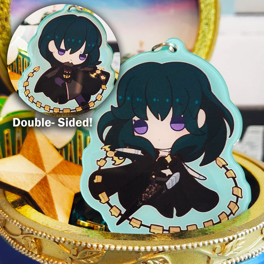 Nintendo SSBU Super Smash Bros. Ultimate Double-Sided 3 in. Keychain [ Byleth ]