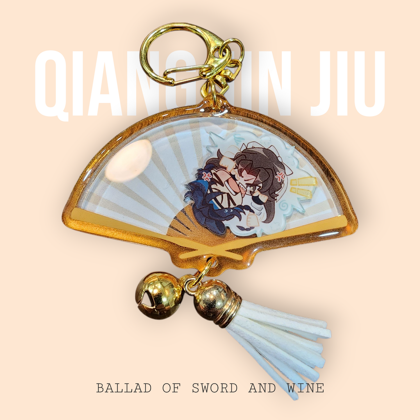 Ballad of Sword and Wine Double-Sided Shaker Keychain