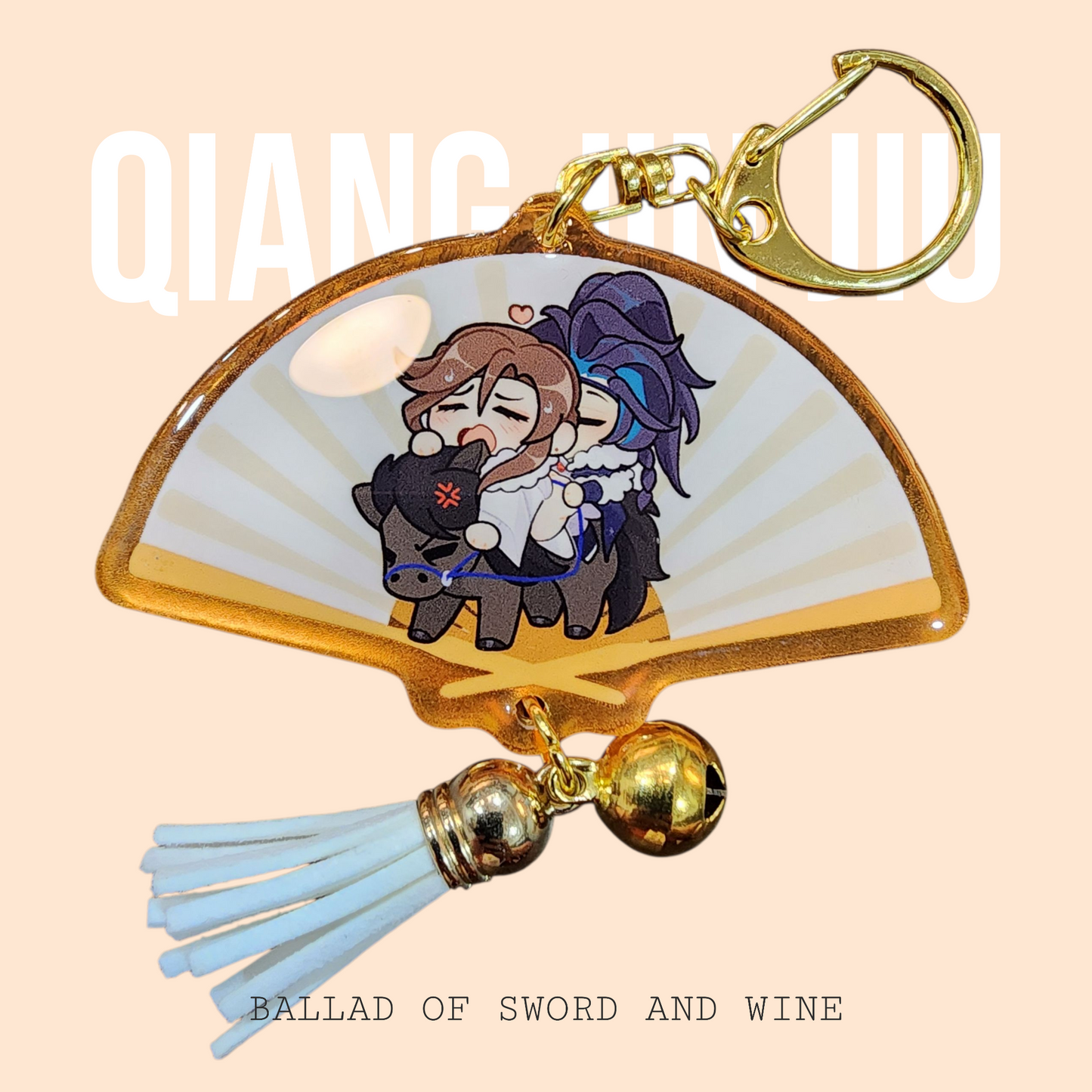 Ballad of Sword and Wine Double-Sided Shaker Keychain