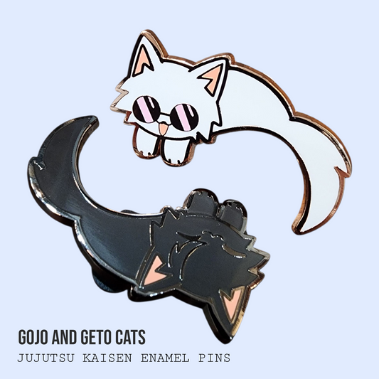 JJK: Gojo and Geto Hard Enamel Pin Set