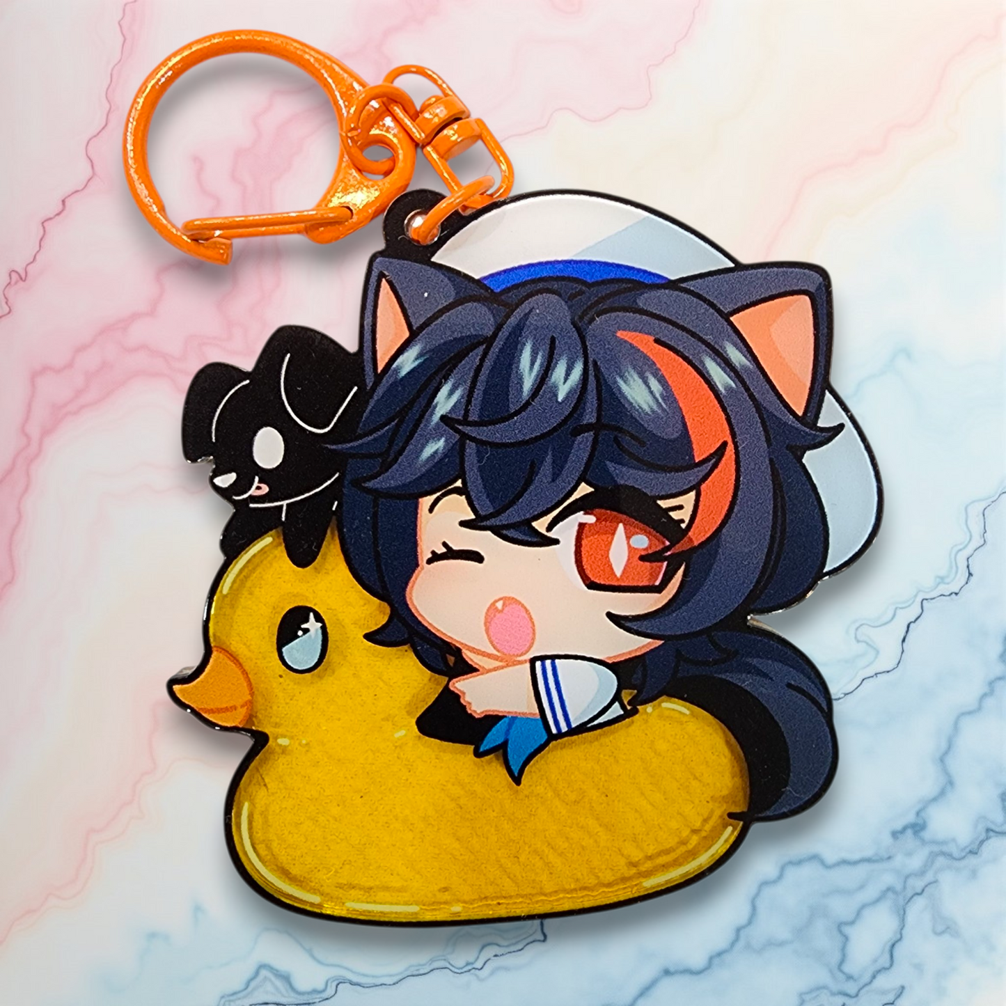 Lucius Merryweather: Summer Floatie Keychain