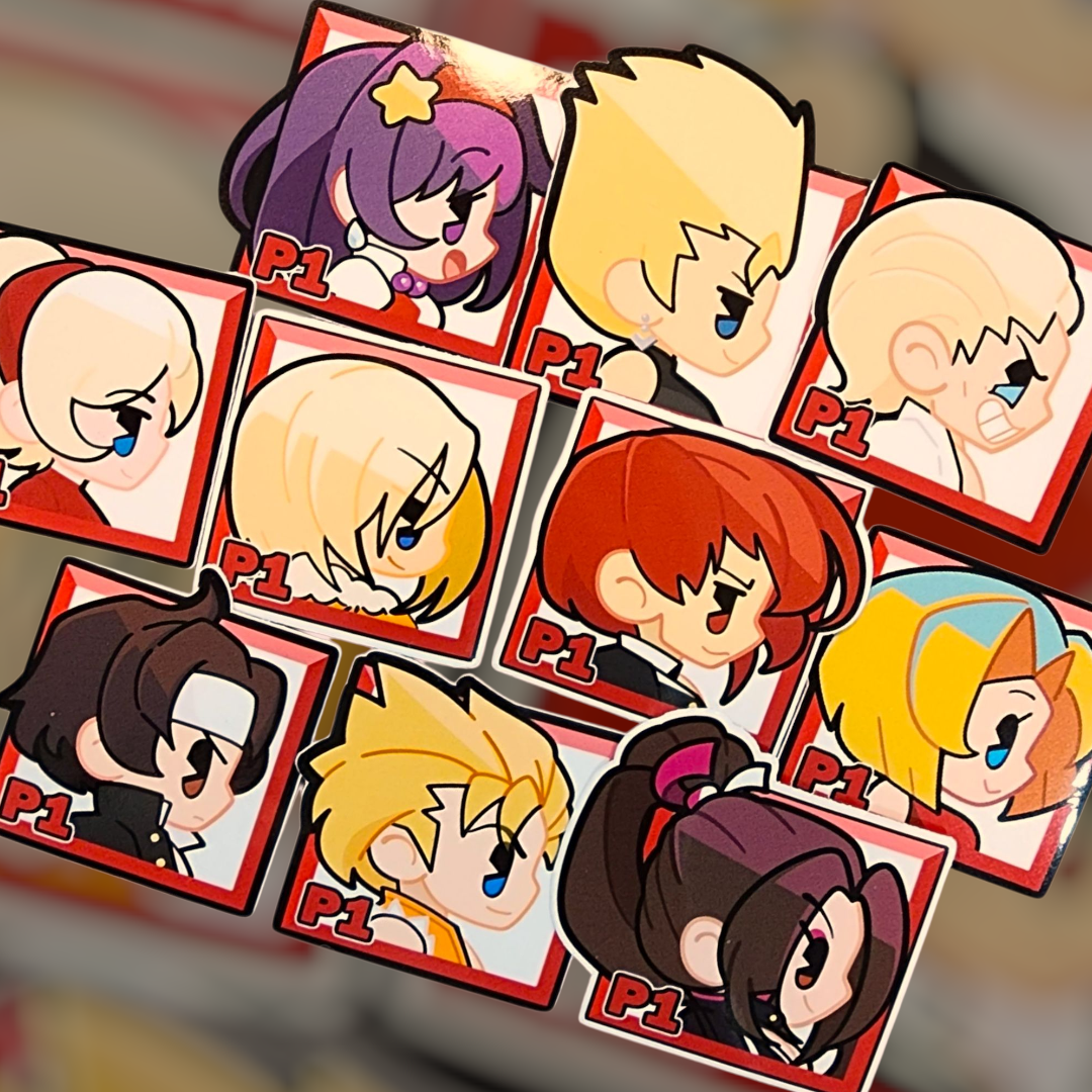 Mix-and-Match Fighter Stickers