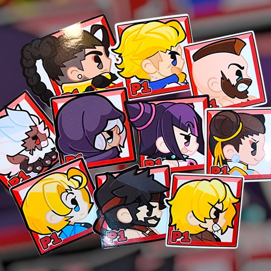 Street Fighter Stickers