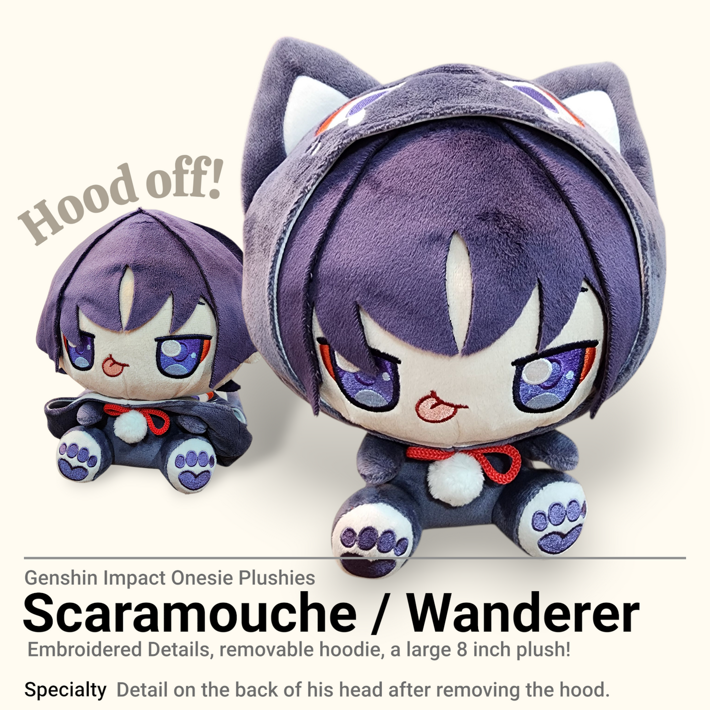 Genshin Impact: Animal-Onesie Plush Toys [WANDERER]