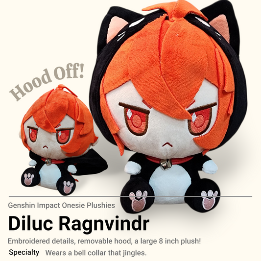 Genshin Impact: Animal-Onesie Plush Toys [DILUC]