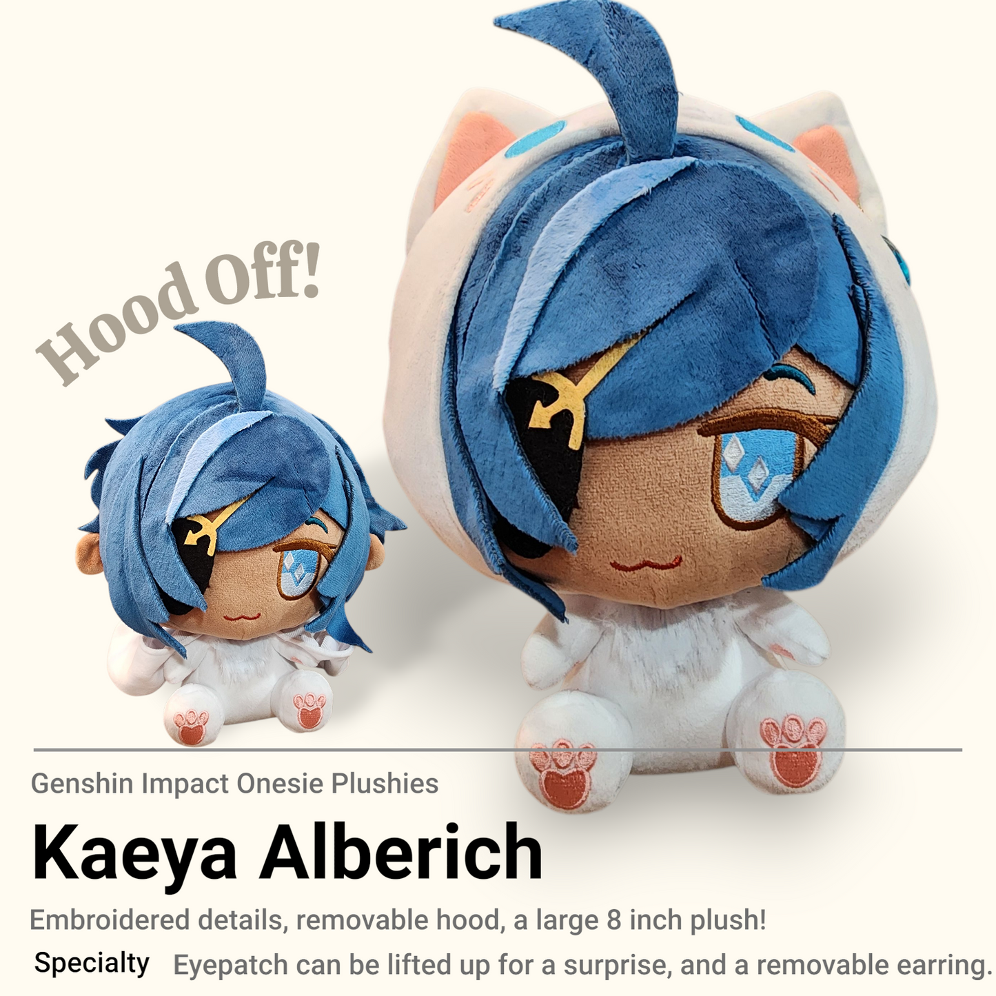 Genshin Impact: Animal-Onesie Plush Toys [KAEYA]
