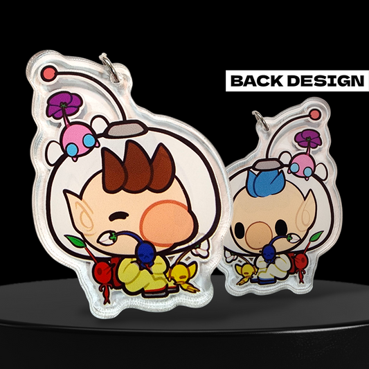 Nintendo SSBU Super Smash Bros. Ultimate Double-Sided 3 in. Keychain [ Olimar ]