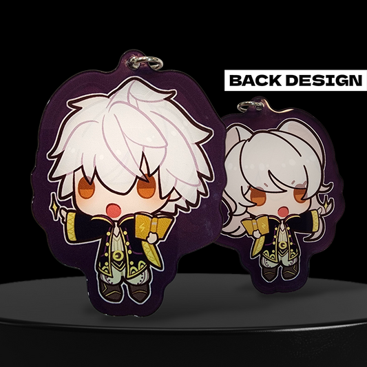 Nintendo SSBU Super Smash Bros. Ultimate Double-Sided 3 in. Keychain [ Robin ]