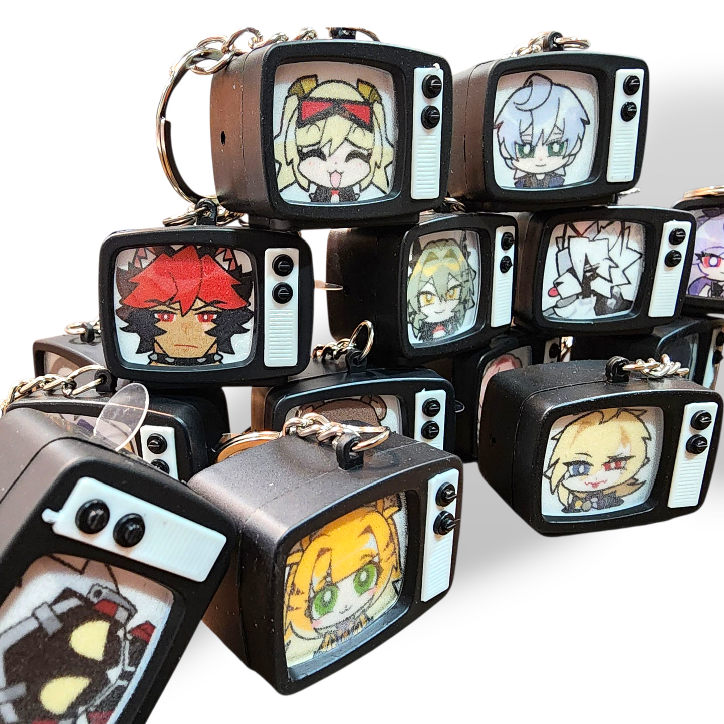 Zenless Zone Zero TV Keychains