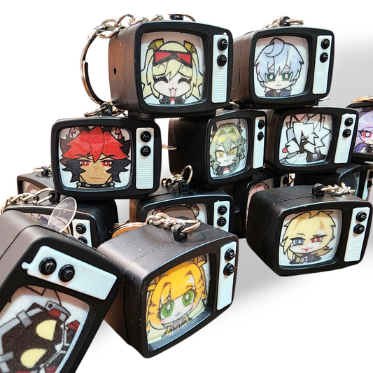 Zenless Zone Zero TV Keychains
