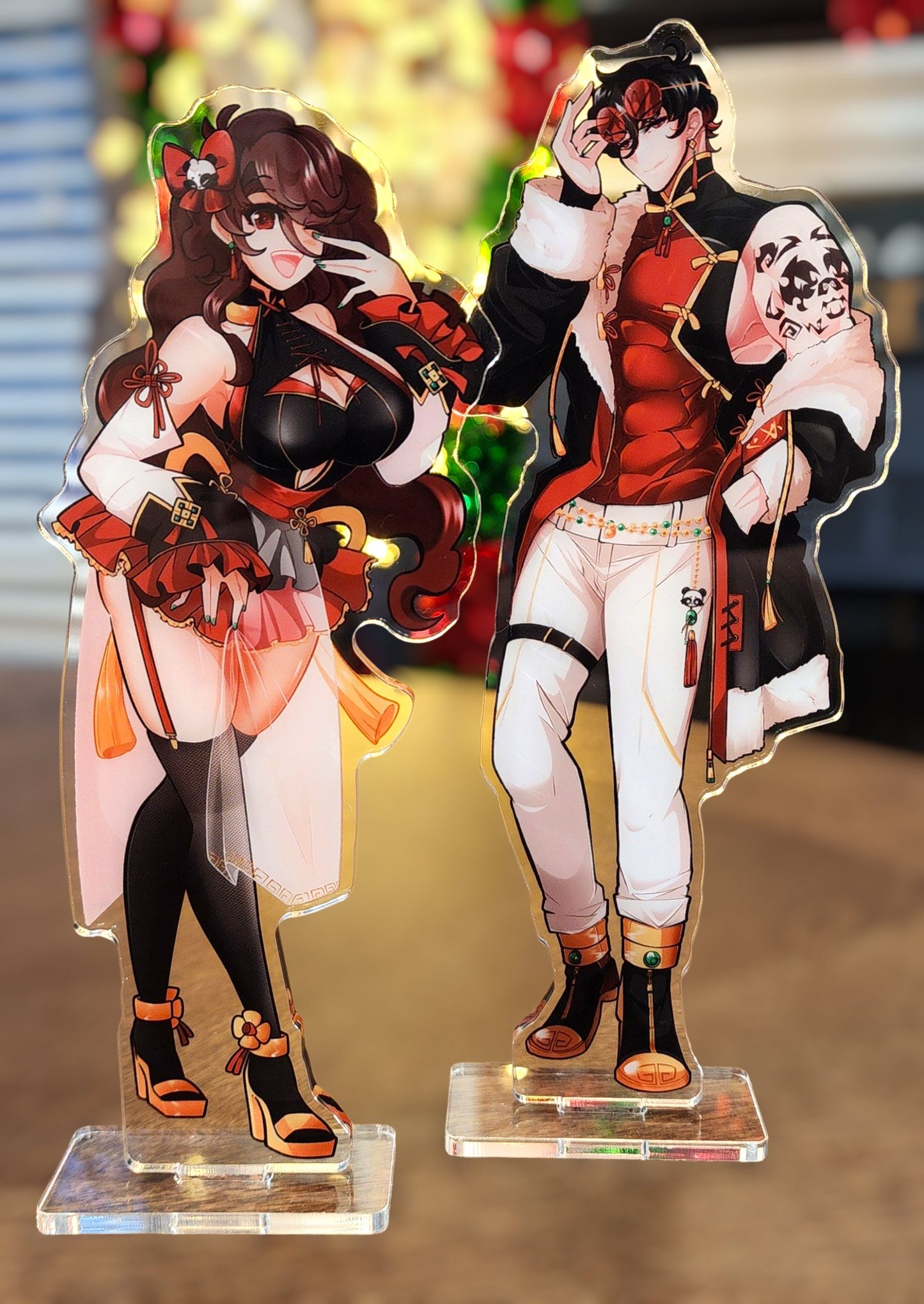 PandaGyoza Mascot Acrylic Standees