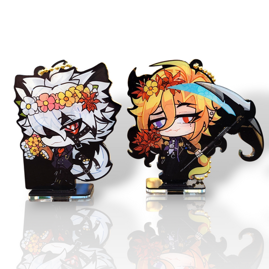 Zenless Zone Zero: Lycaon and Hugo Matching Keychain Acrylic Standees