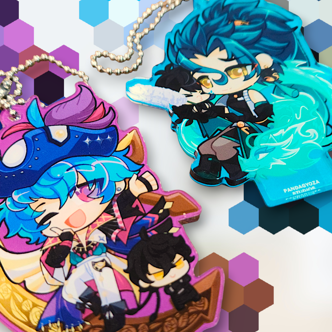 Wuthering Waves: Jiyan and Brant Keychain Acrylic Standees
