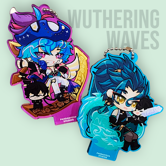 Wuthering Waves: Jiyan and Brant Keychain Acrylic Standees