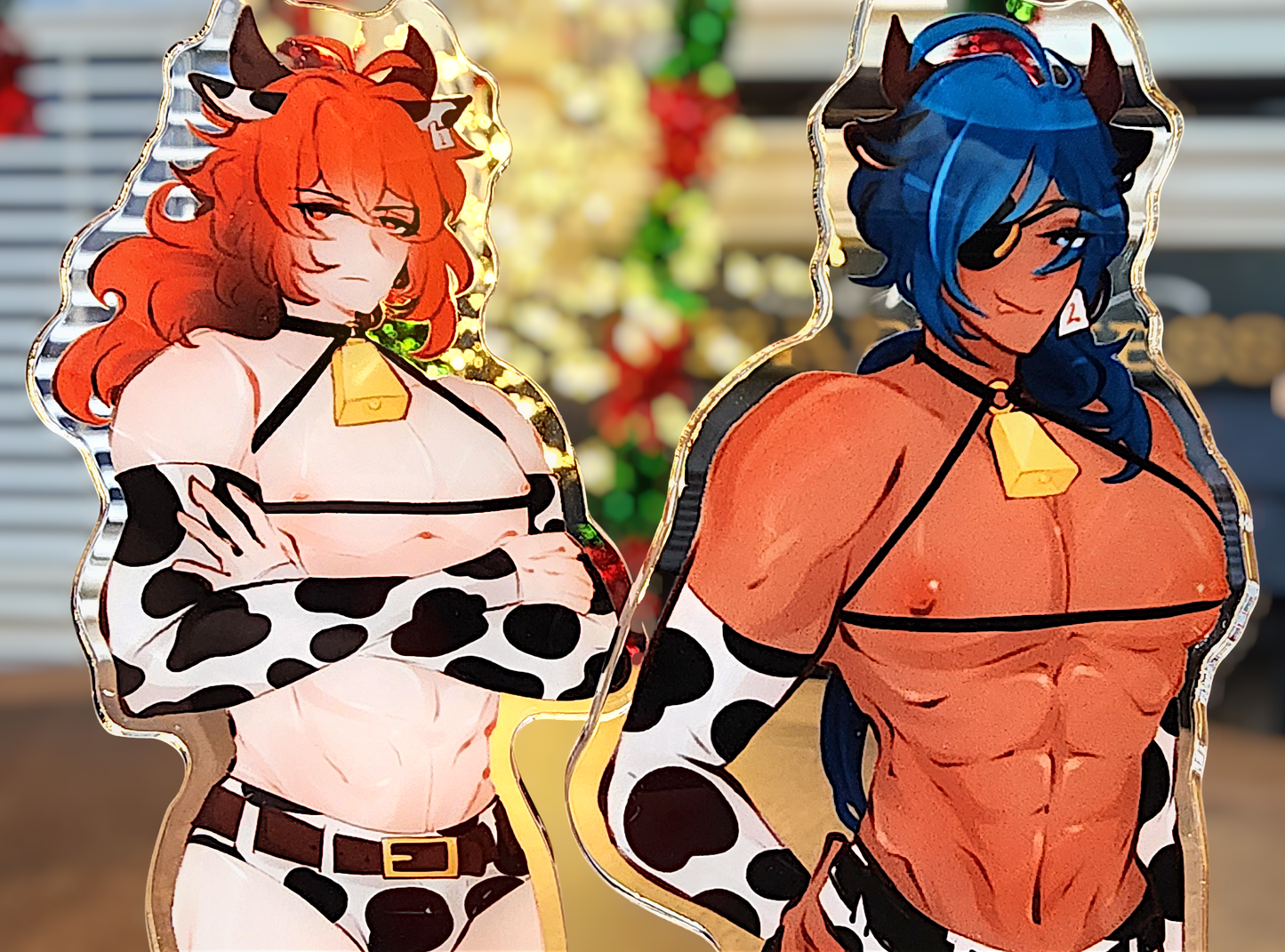 Genshin Impact: 'Cow Men' Acrylic Standees