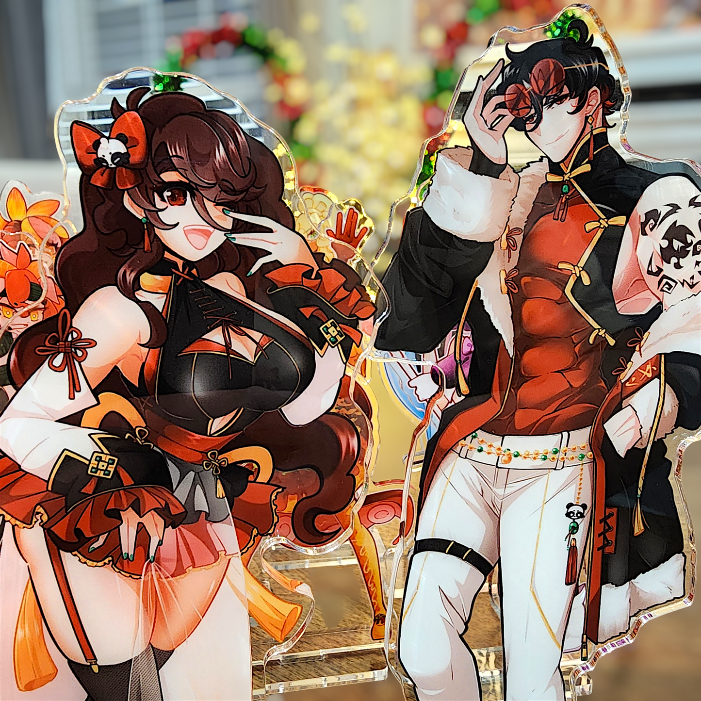 PandaGyoza Mascot Acrylic Standees