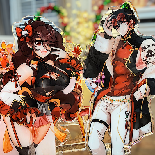 PandaGyoza Mascot Acrylic Standees