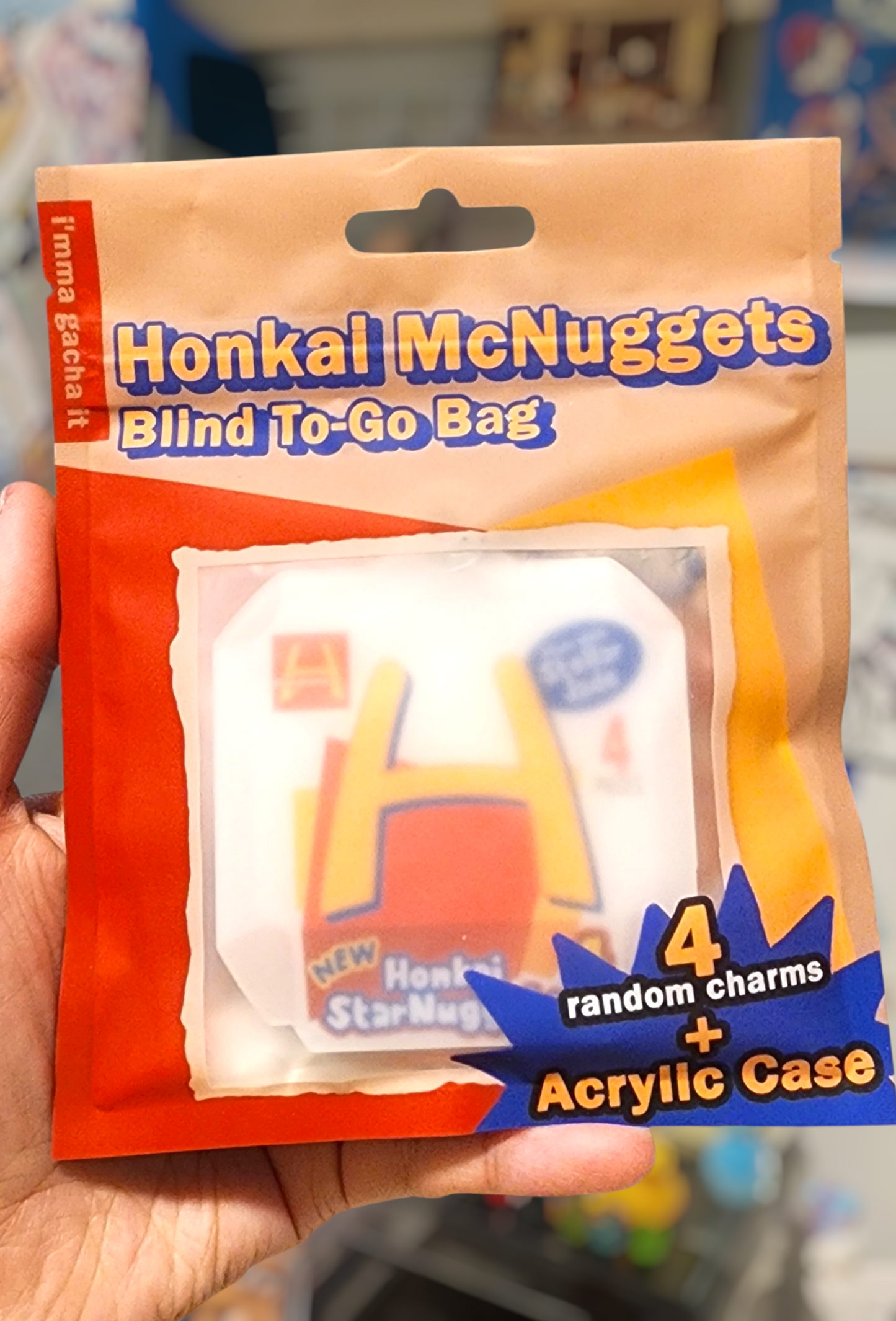 GACHA!! Honkai Star Rail: Squishy McNuggets Character Charms + Case INCLUDED