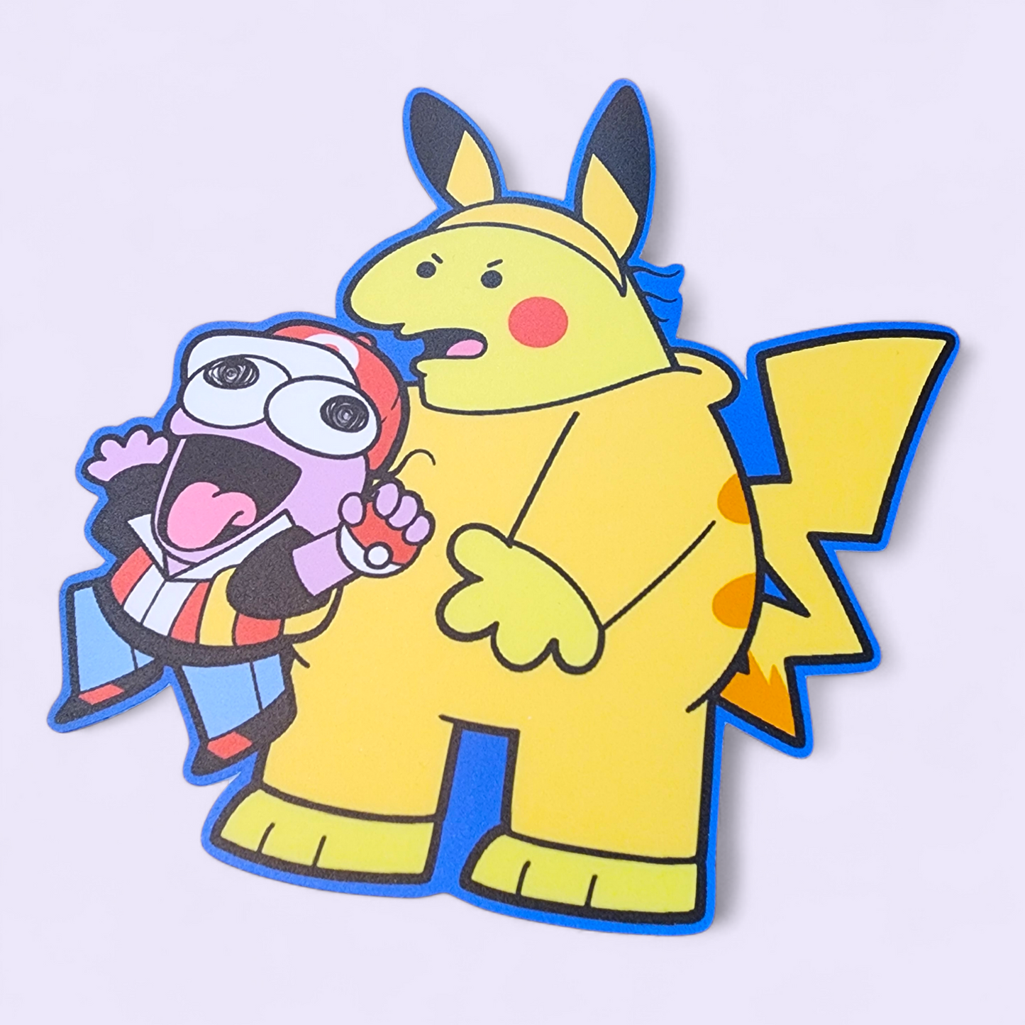 Smiling Friends: Charlie & Pim Pokemon Crossover Sticker