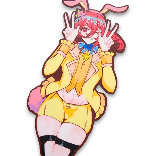 Blue Lock: Chigiri Hyoma [Femboy-Bunny Style] High Quality Sticker Decal