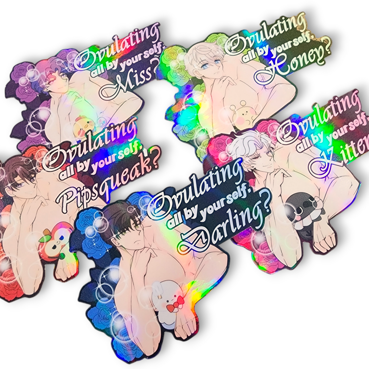 Love and Deepspace: 'Ovulating by Yourself?' Parody Stickers