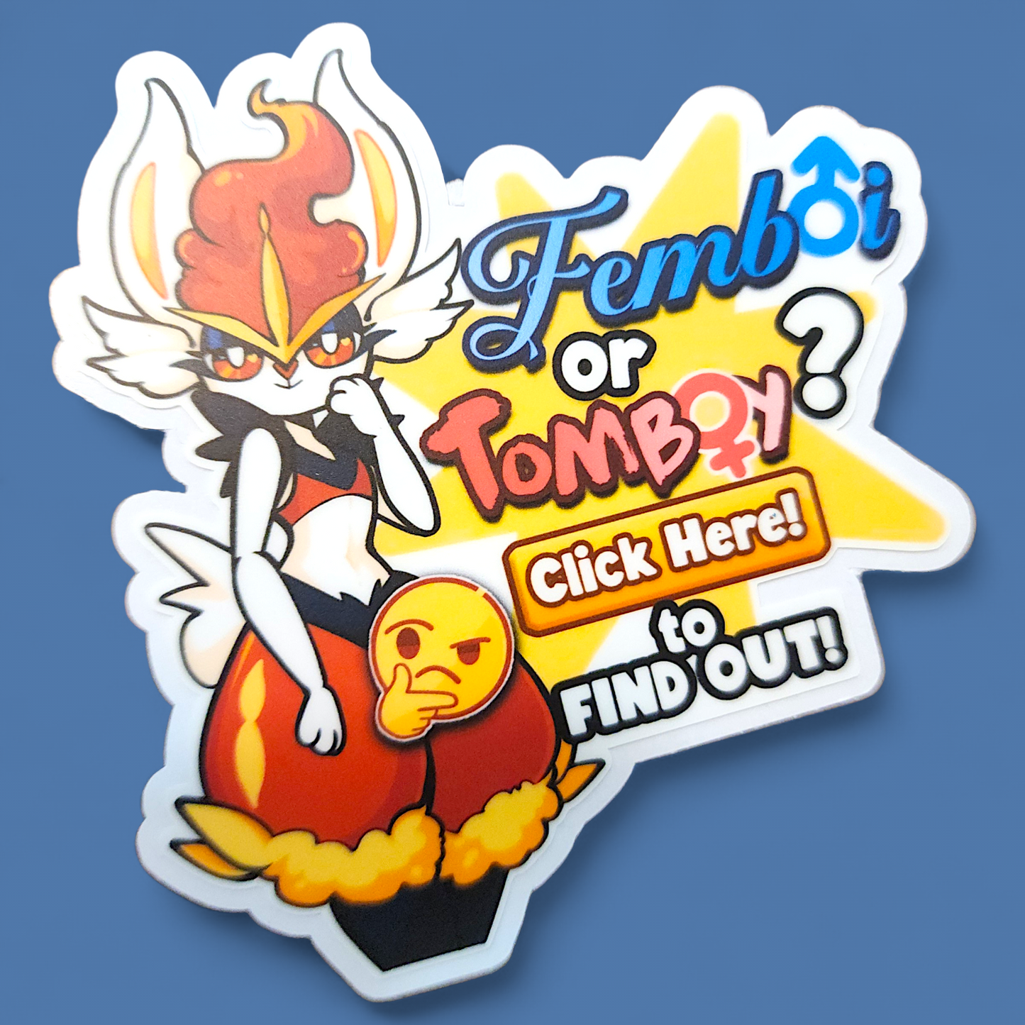 Pokémon Pop-Up Porn Ad Series: Cinderace Parody Sticker