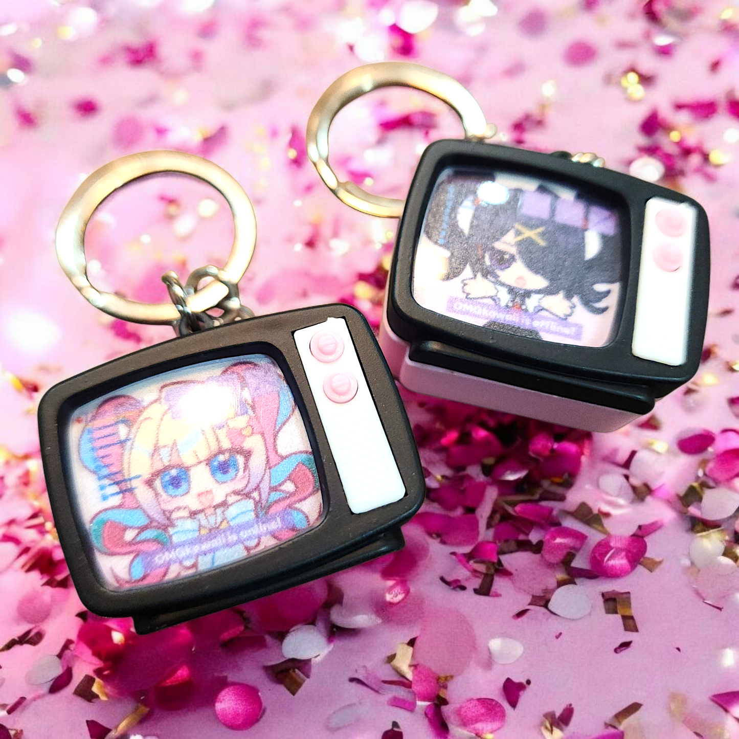 Needy Streamer Overload TV Keychains