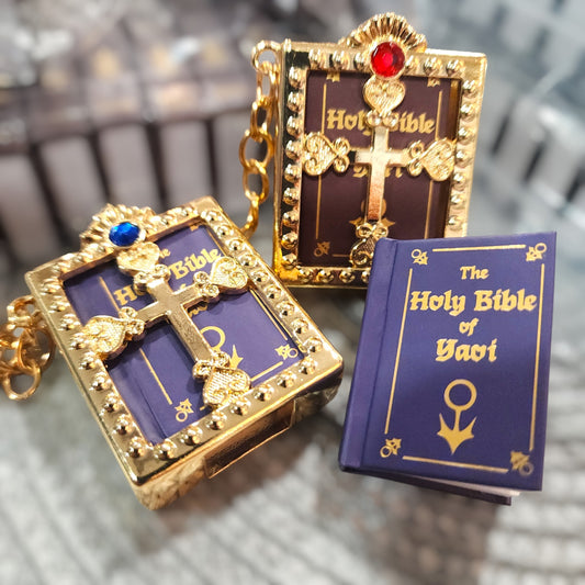 Yaoi & Yuri Bible Mini Book (+ keychain holder)