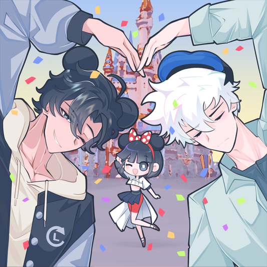 Link Click at Disney Square Print