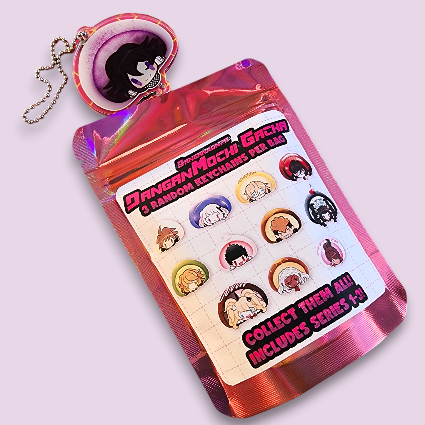 Danganronpa DANGAN-MOCHI!! Mystery Bag: GET 3 KEYCHAINS