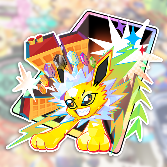 Pokemon 'Prismatic Evolution' Jolteon Sticker