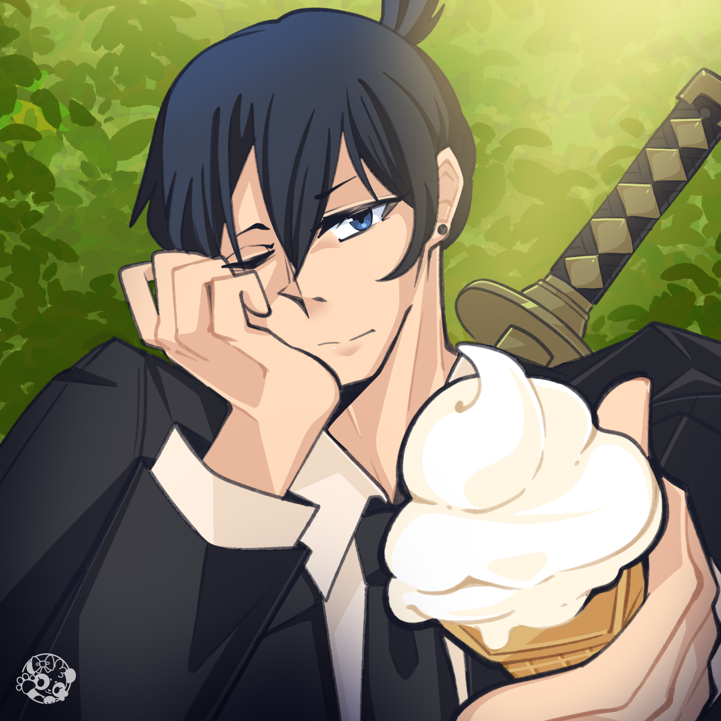 Chainsaw Man: Aki and Angel Square Prints