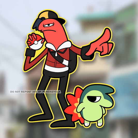 Alan & Glep Pokemon Crossover Sticker