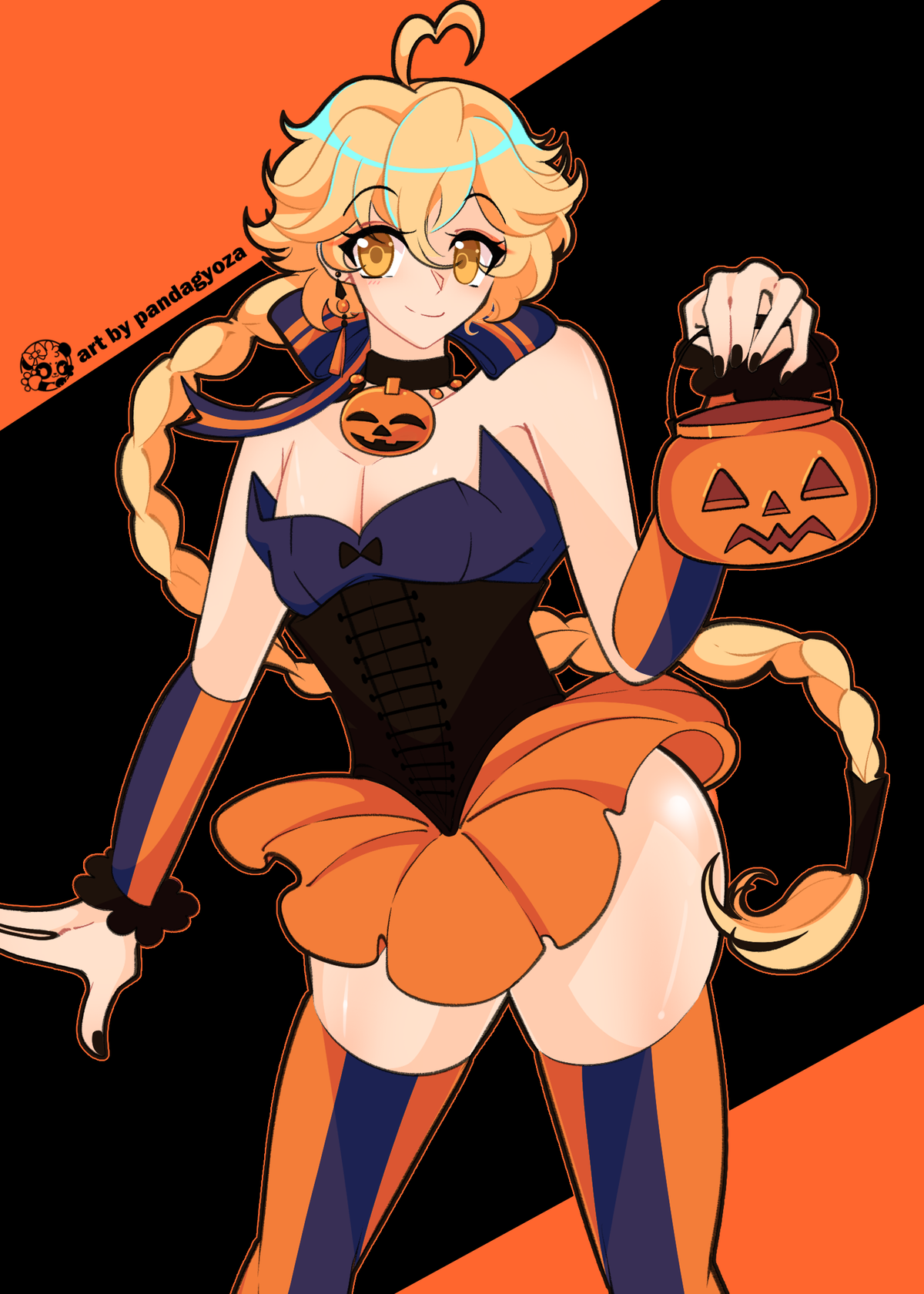 Genshin Impact: Halloween Aether Double-Sided Doujin Print
